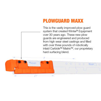 BlockBuster highway carbide snow plow cutting edge blade system PlowGuardMAXX curb guard
