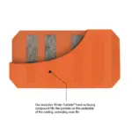 MoDUS wear pad bottom showing Winter carbide