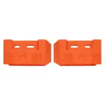Vulcan V-Plow steel cutting edge system nose guard pair