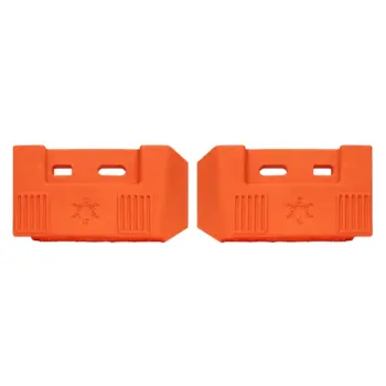 Vulcan V-Plow steel cutting edge system nose guard pair
