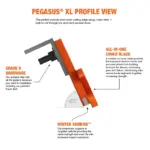 Pegasus XL Expandable Plow Cutting Edge System profile