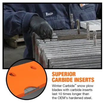 Superior Carbide Inserts showing carbide inserts being placed by hand