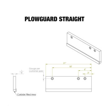 PlowGuard Straight Line Drawing