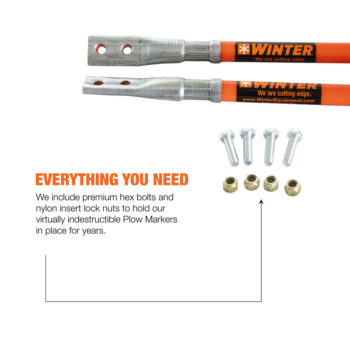 Snow Plow Markers Blade Guides 28 Yellow 304 Botswana - View #6