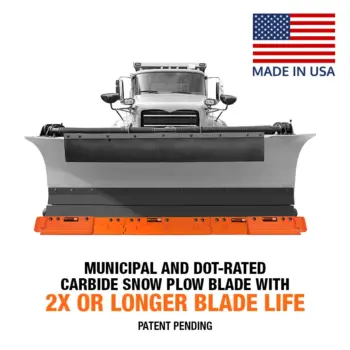 Razor with Winter Carbide Cutting Edge System on truck