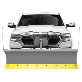 Polyurethane Blade on Contractor Truck