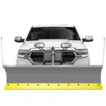 Polyurethane Blade on Contractor Truck