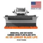 BlockBuster with Winter Carbide Cutting Edge System on truck