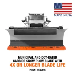 BlockBuster with Winter Carbide Cutting Edge System on truck