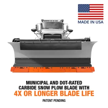 BlockBuster with Winter Carbide Cutting Edge System on truck